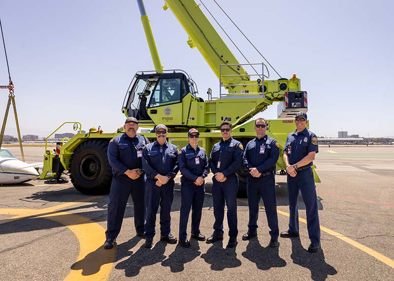 John Wayne Airport Airport Rescue Fire Fighting On Duty Personnel team