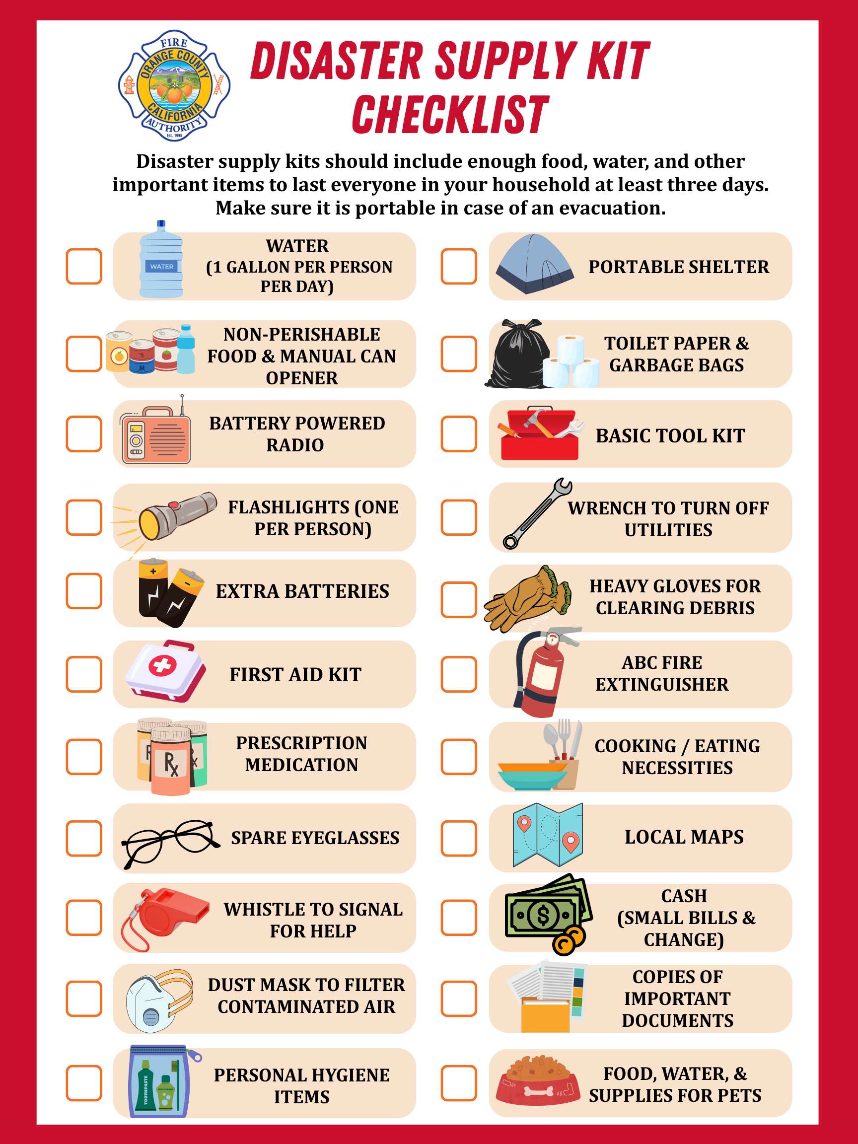 Planning for Disasters