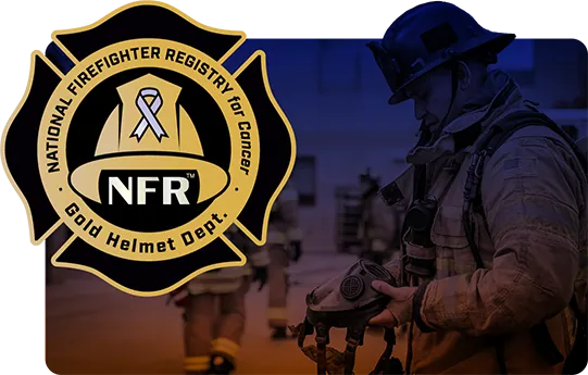 Gold Helmet Dept award from the National Firefighter Registry for Cancer (NFR)