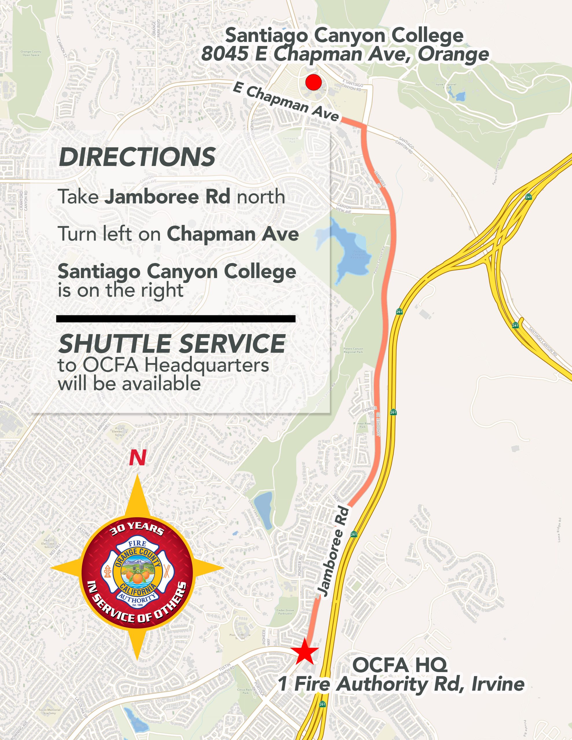 2026 Open House Parking Map