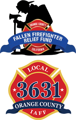 FFRF & IAFF 3631 logos Fallen Firefighter Relief Fund and Local IAFF 3631 logos